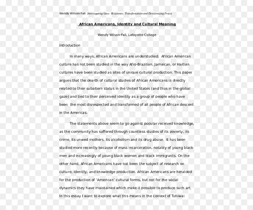 Document, HD Png Download - african american people png