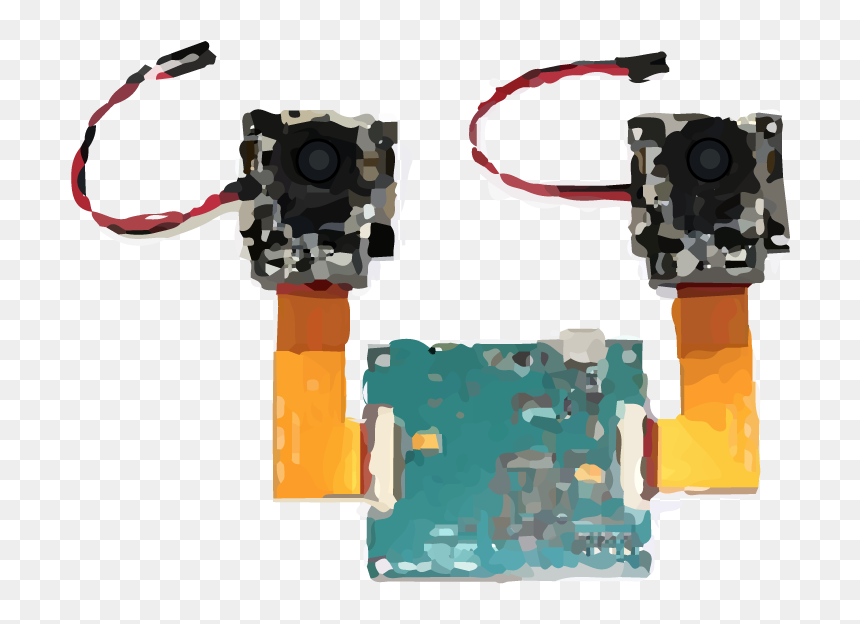 Both Eyes Iris Photography Camera Module - Electrical Connector, HD Png Download - camera iris png