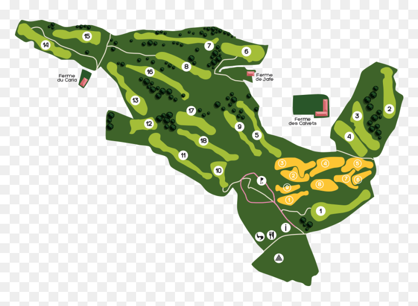 Initiation On A True Golf Course For All Those Wishing - Golf Ariege, HD Png Download - golf course png