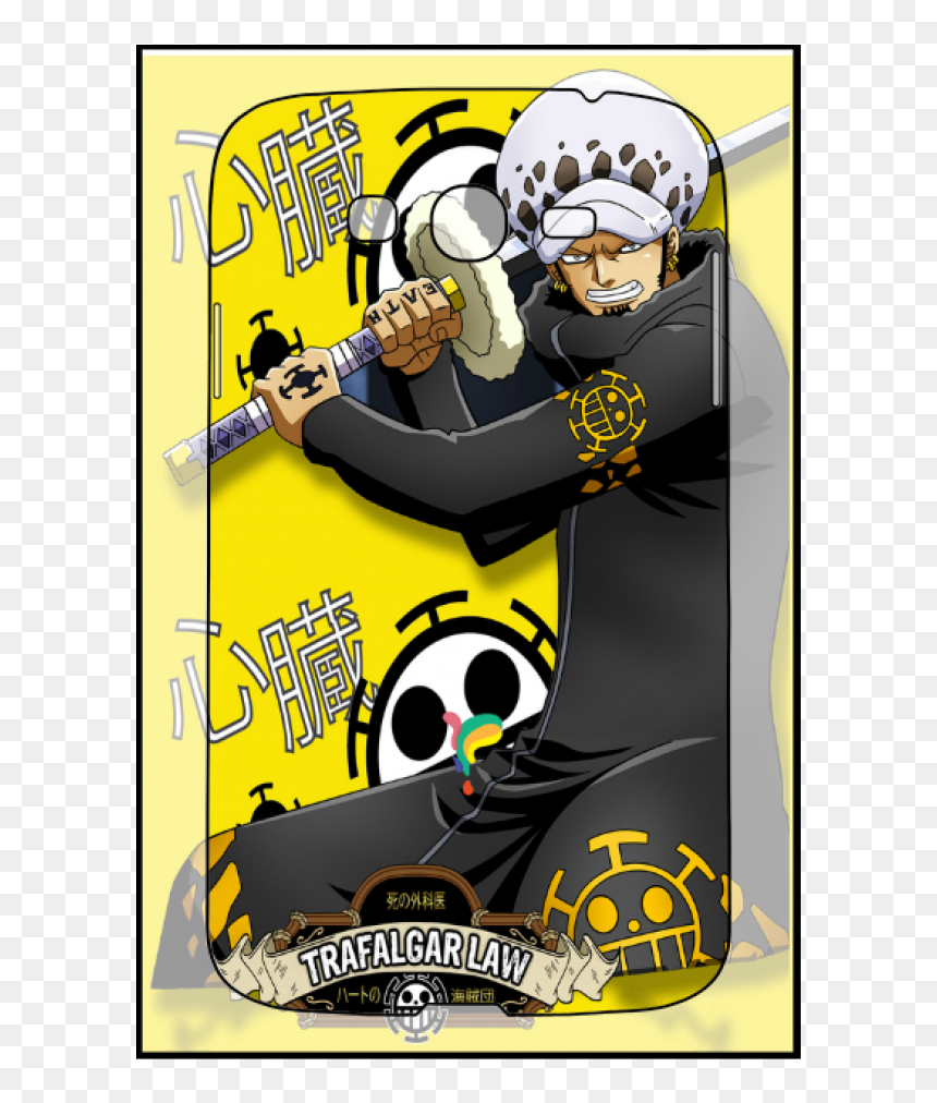 Trafalgar Law Punk Harzard, HD Png Download - trafalgar law png