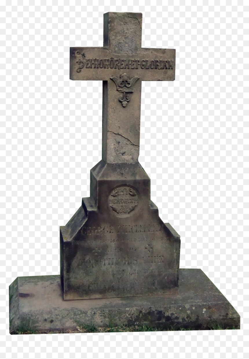 Tombstone, Gravestone Png - Cemetary Cross Png, Transparent Png - grave digger png