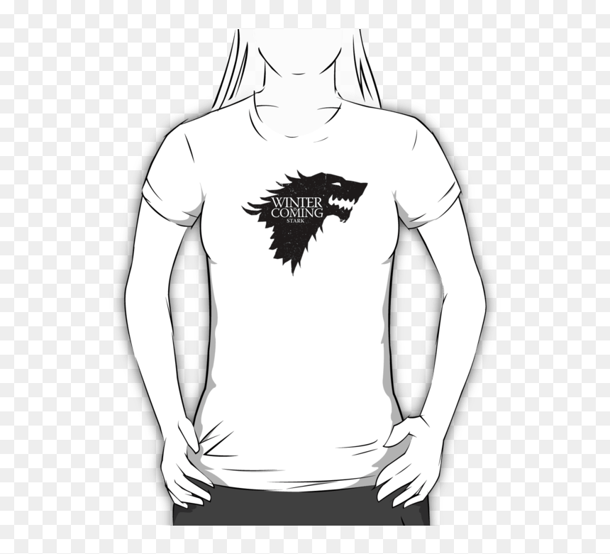 Winter Is Coming T-shirt, HD Png Download - winter is coming png