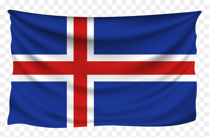 Iceland Flag Png - Flags With Blue And White And Red, Transparent Png - iceland flag png