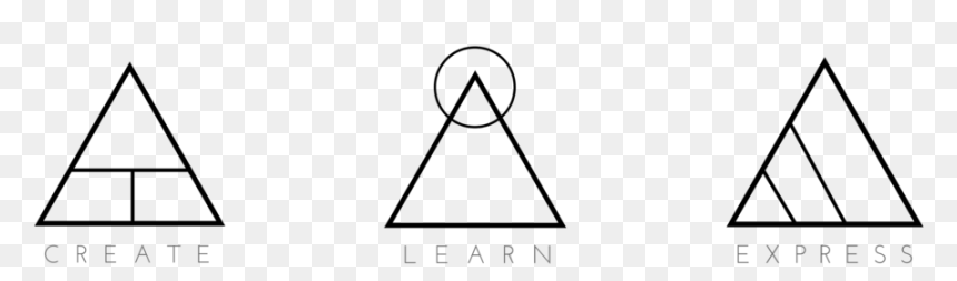 Create Learn Express - Triangle, HD Png Download - alchemy png