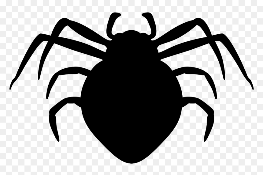 Spider Arthropod Animal Silhouette - Spider, HD Png Download - spider silhouette png