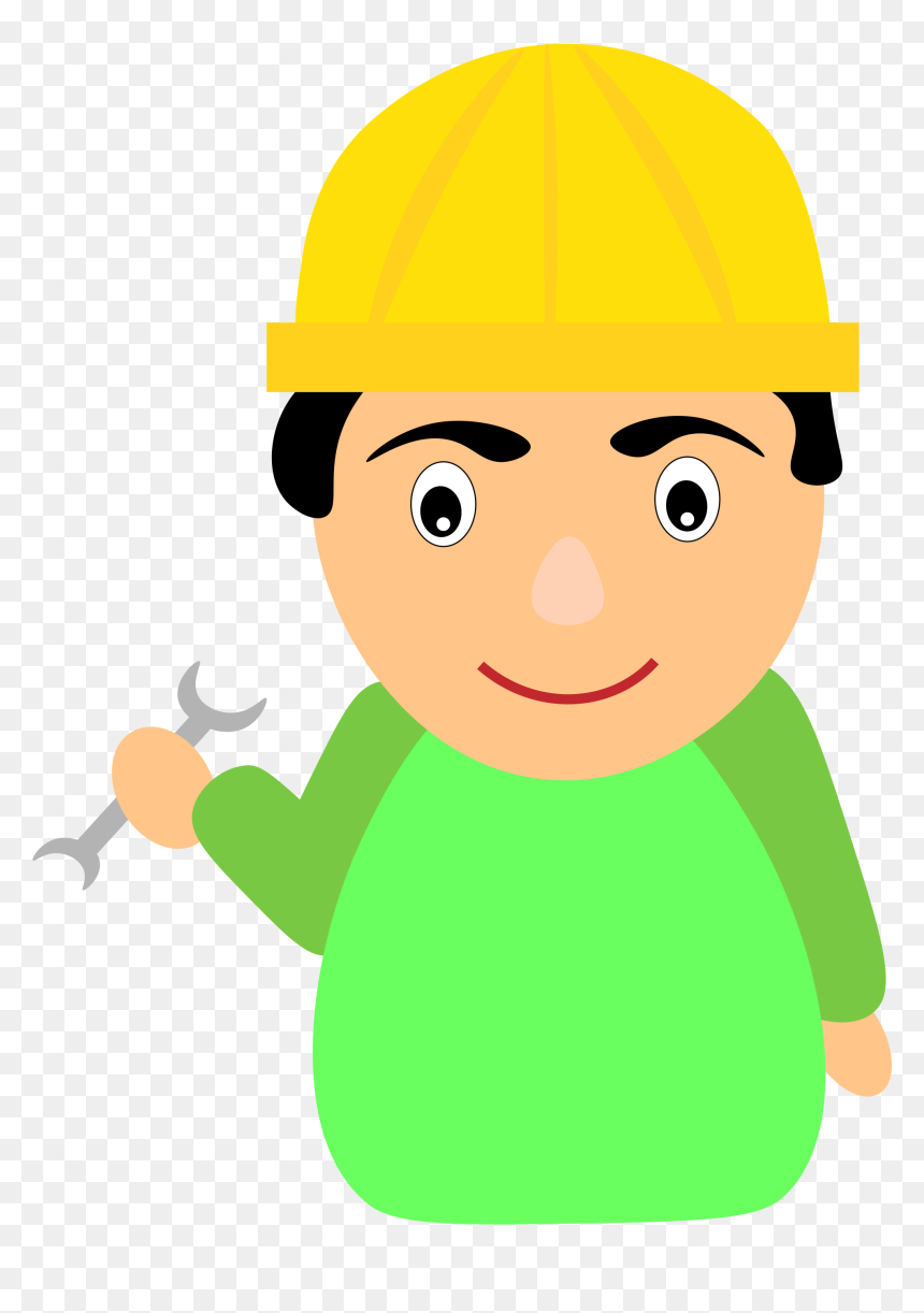 Cartoon, HD Png Download - hard hat icon png