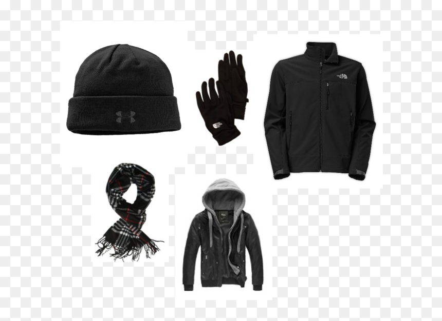 Winter Gear Collage - Winter Clothes Png, Transparent Png - winter is coming png
