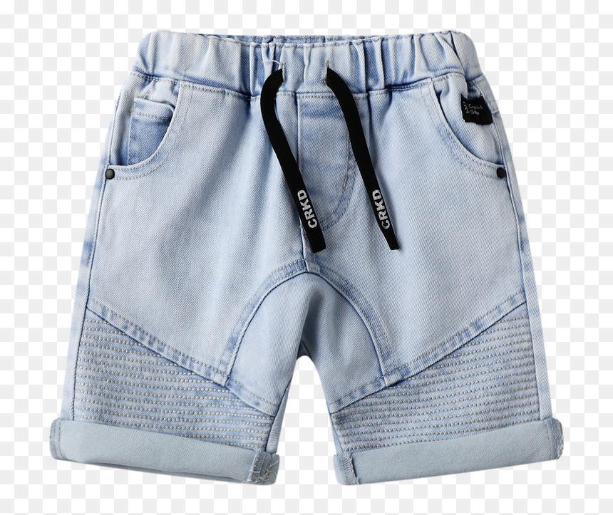 Detailed Denim Short - Pocket, HD Png Download - jean shorts png