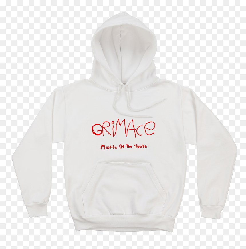 Grimace Misfits Of The Youth Hoodie White Hoodie - Hoodie, HD Png Download - grimace png