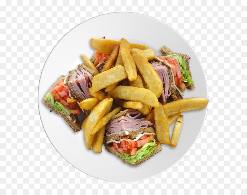 French Fries, HD Png Download - club sandwich png