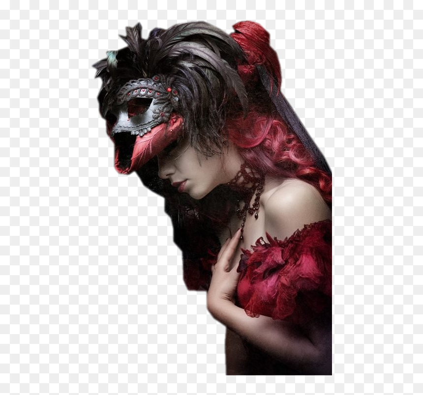 Mes Tubes Femmes Féérique - Red Riding Hood Masquerade, HD Png Download - tubes femmes png