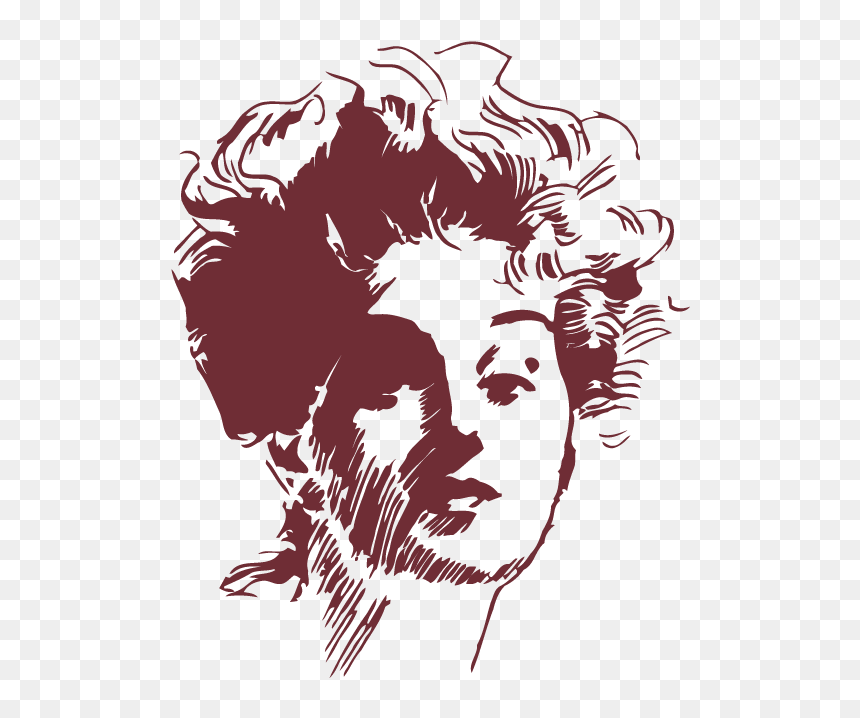 Drawing Gibson Girl Illustrator Life Magazine Book - Vintage Illustration Art Transparent, HD Png Download - vintage girl png