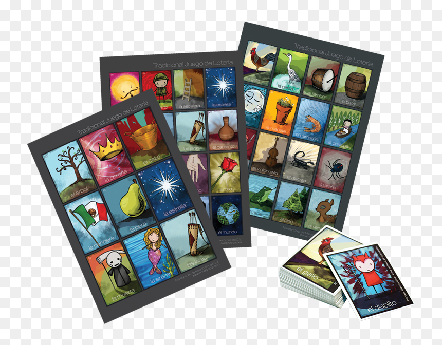 Juego De Lotería Novelty, HD Png Download - bandera mexicana png