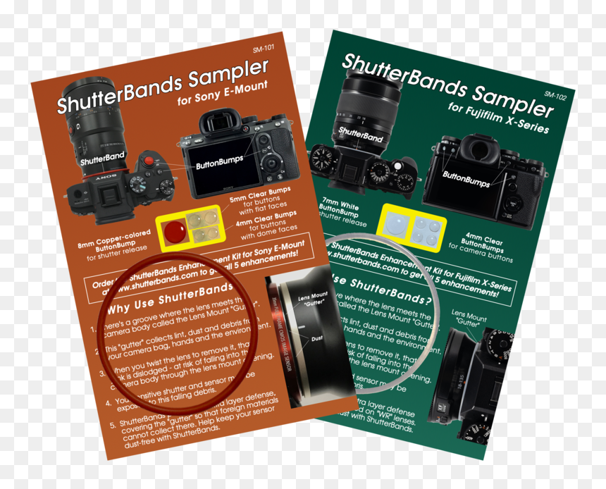New Shutterbands Samplers - Digital Slr, HD Png Download - camera iris png