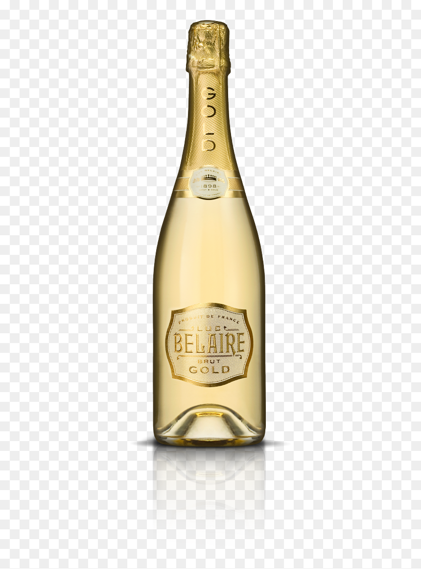 Luc Belaire Gold, HD Png Download - gold champagne bottle png