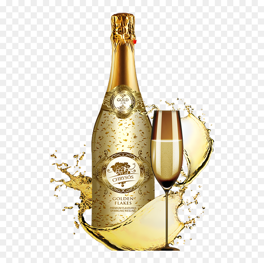 Easydrinkbygroutas - Gold Champagne Glasses Png, Transparent Png - gold champagne bottle png