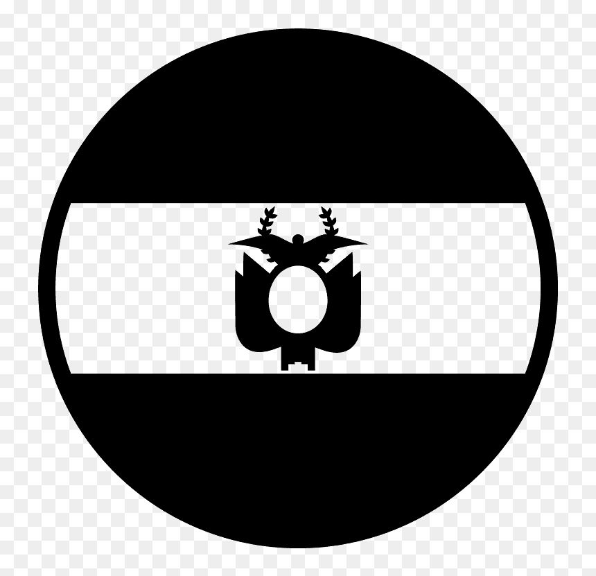 Bolivia Flag Emoji Clipart - Azerbaijan Flag Black White, HD Png Download - bolivia flag png
