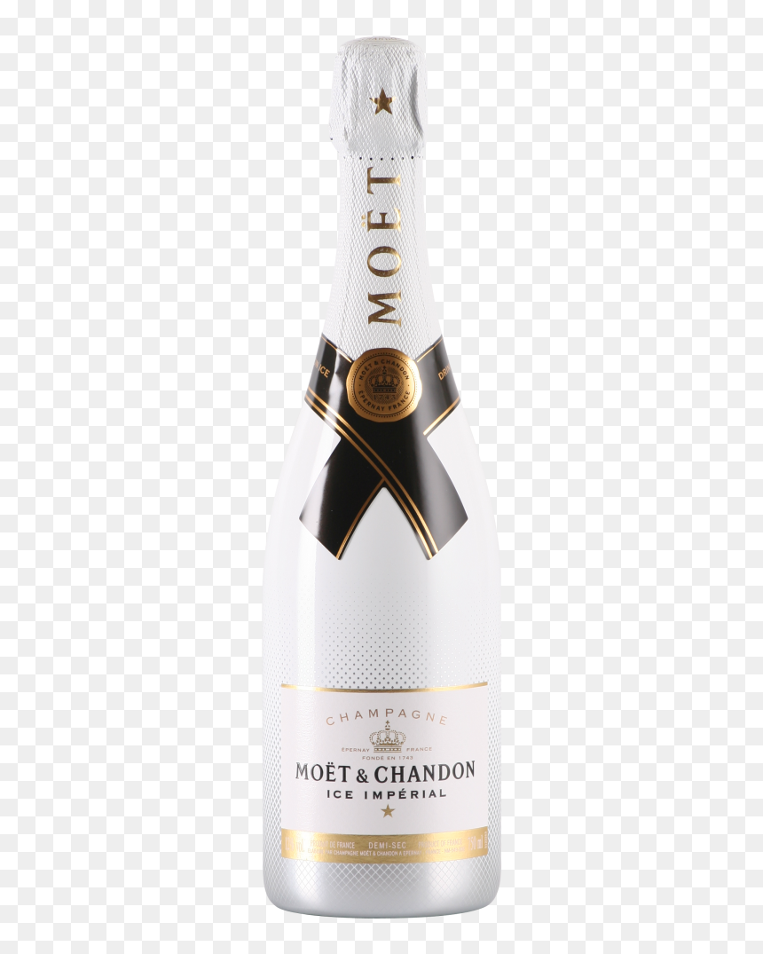Moet E Chandon Ice Imperial, HD Png Download - gold champagne bottle png