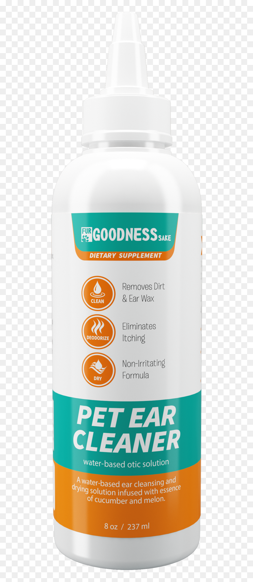 Eargold Dog & Cat Ear Cleaner Fur Goodness Sake"
 Class= - Omegapet Dog Ear Cleaner, HD Png Download - cat ear png