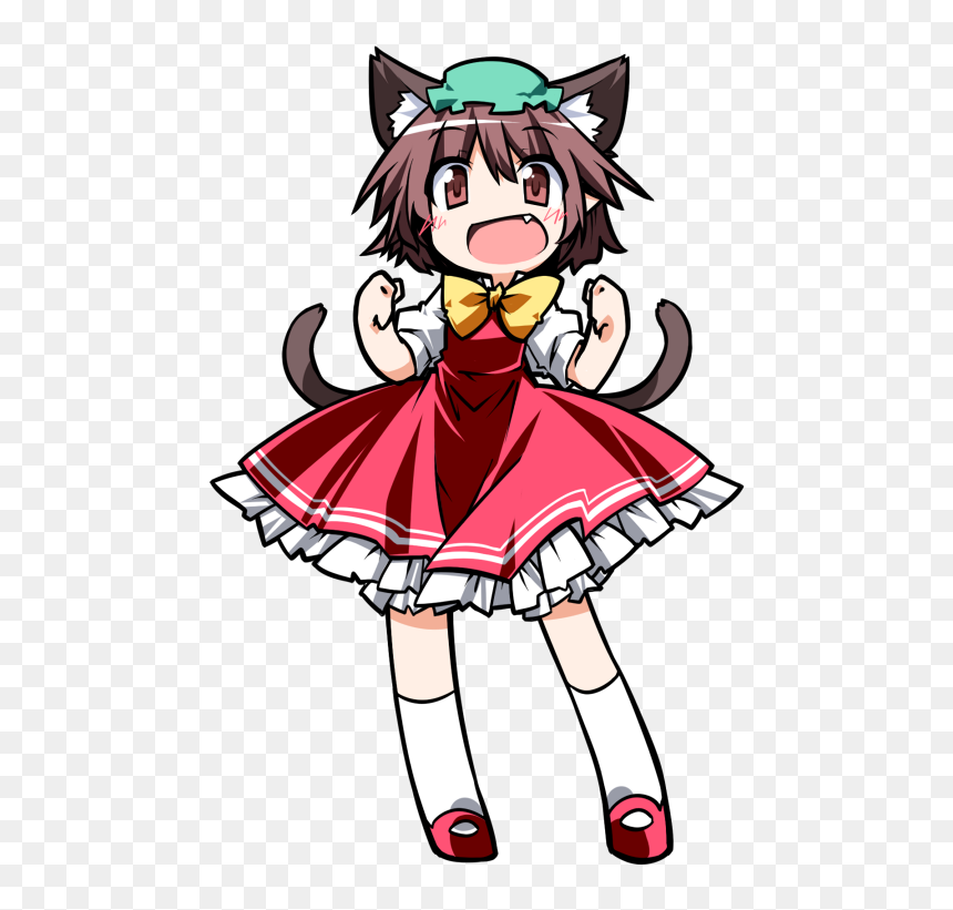 Chen Tpdp Render - Touhou Puppet Dance Performance Png, Transparent Png - chen png