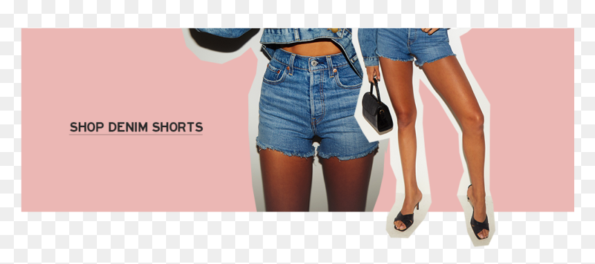 Shop Denim Shorts - Girl, HD Png Download - jean shorts png