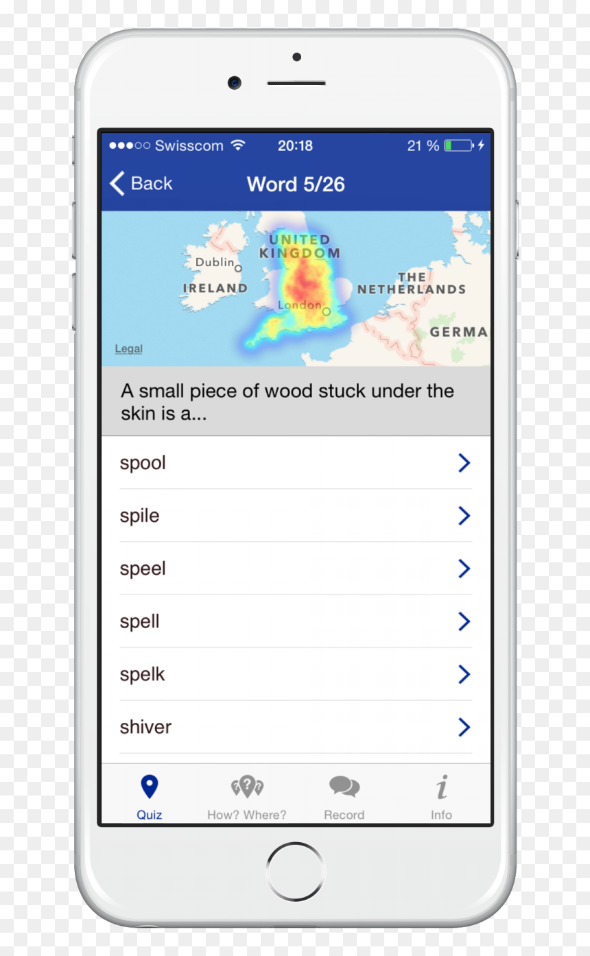 Do You Say Splinter, Spool, Spile Or Spell English - Facebook Page On Phone, HD Png Download - splinter png