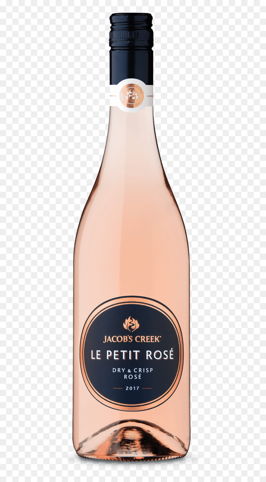 Le Petit Rosé Bottle - Jacob's Creek Le Petit Rose, HD Png Download - gold champagne bottle png