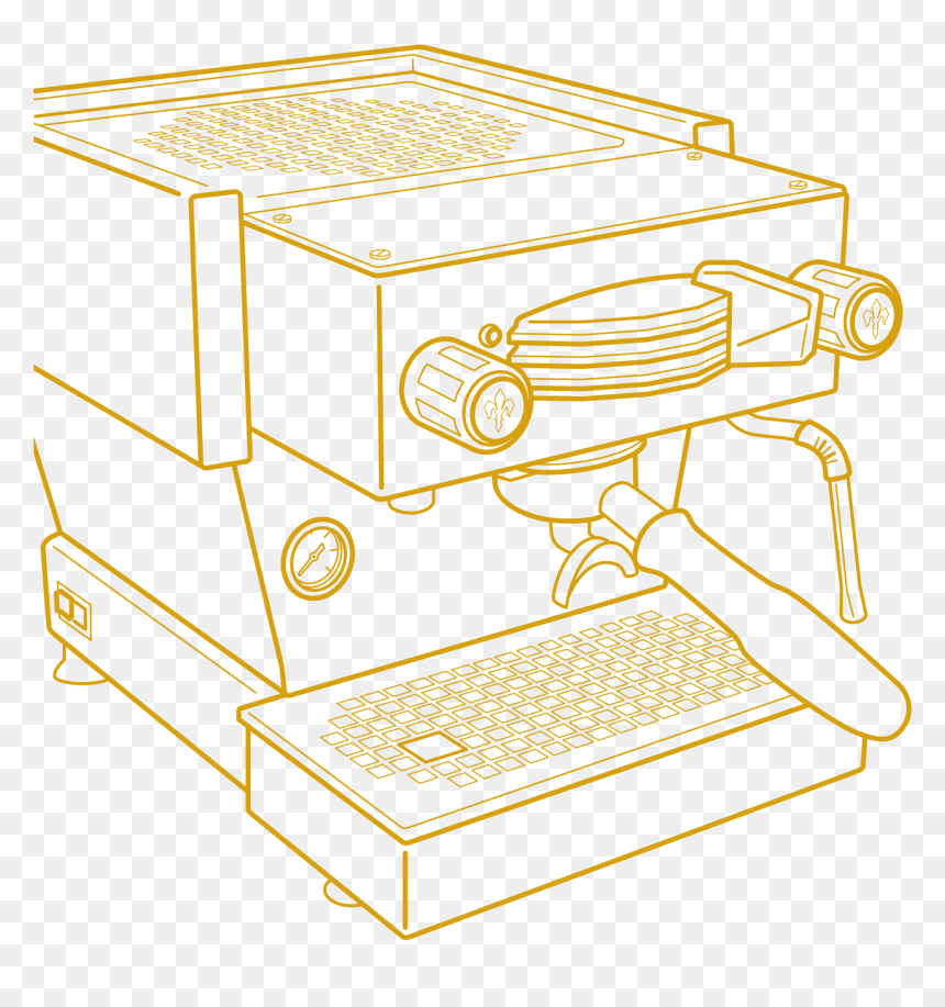 The Mini Things Matter - La Marzocco Illustration, HD Png Download - blue print png