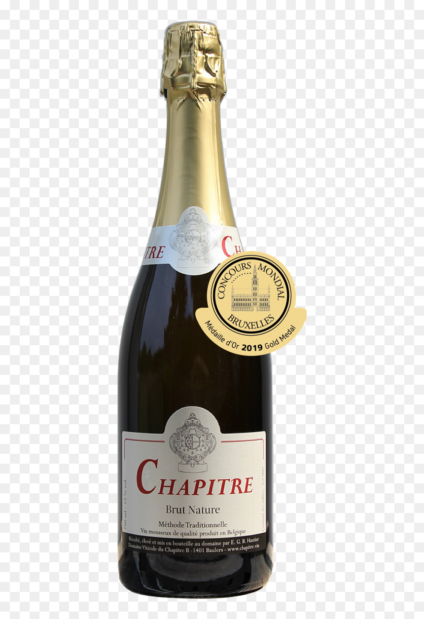 Glass Bottle, HD Png Download - gold champagne bottle png