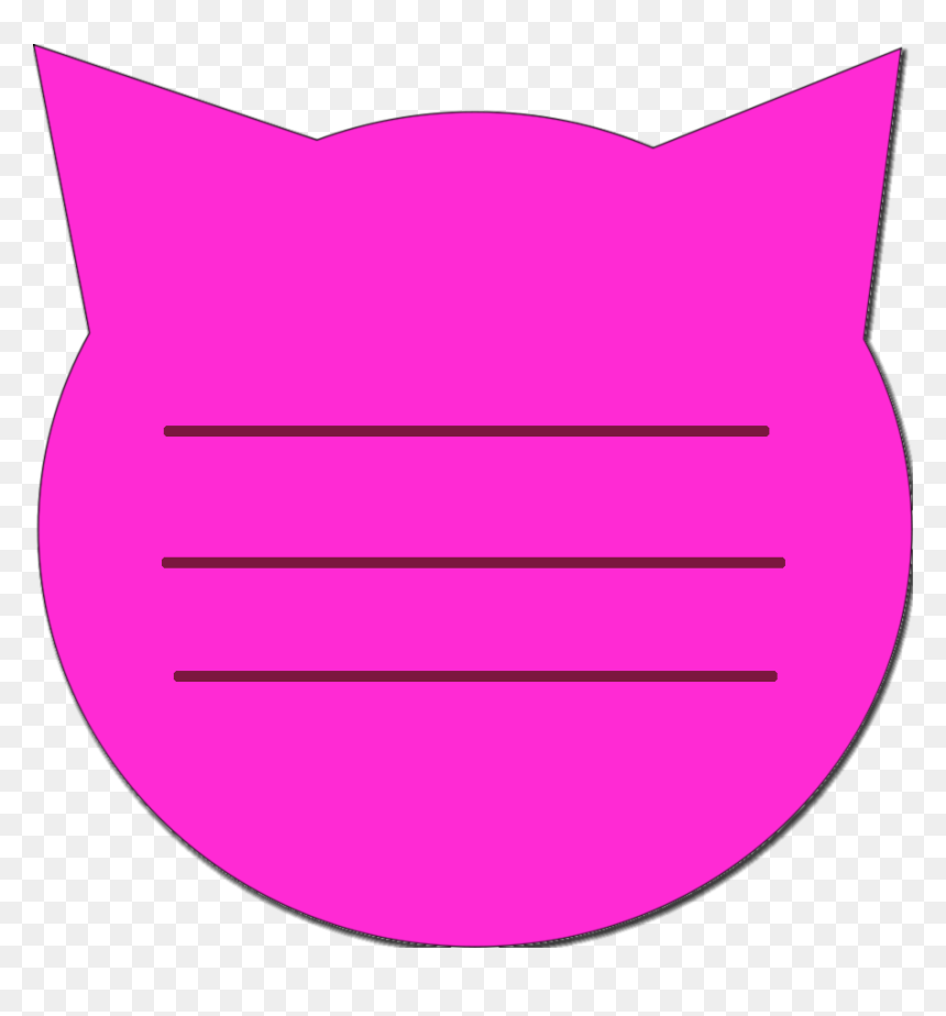 Circle, HD Png Download - cat ear png