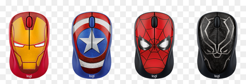 Logitech M238 Wireless Mouse, HD Png Download - captain america mask png