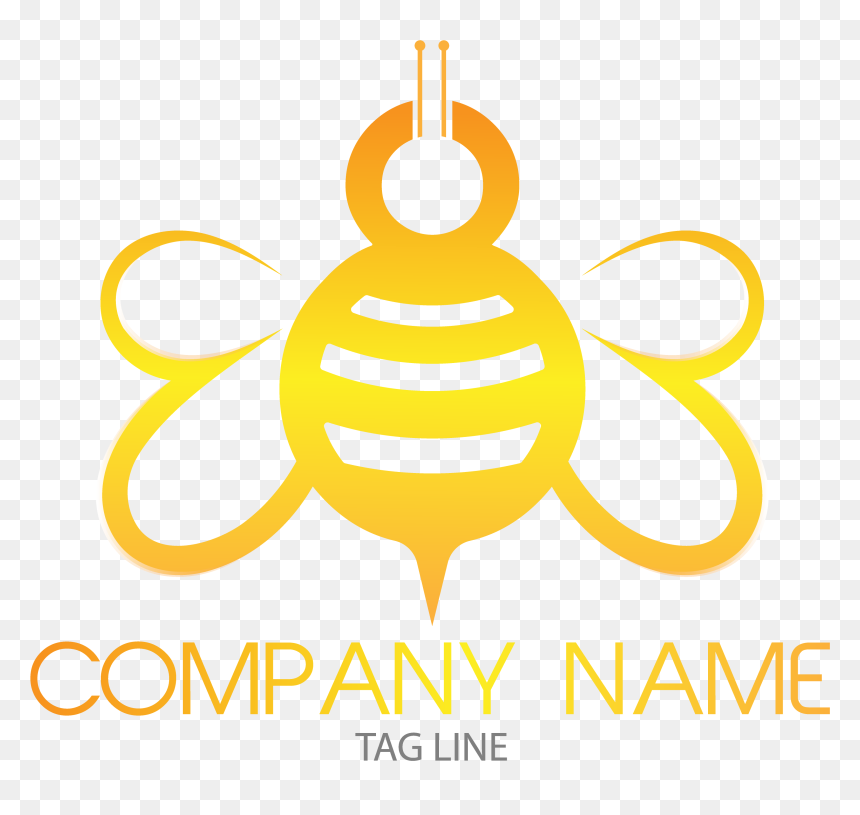 Circle, HD Png Download - bee logo png