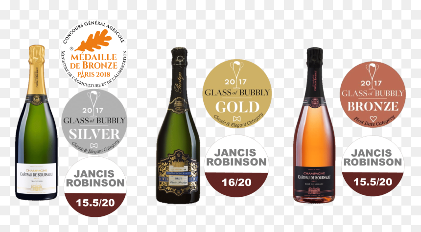 Champagne, HD Png Download - gold champagne bottle png