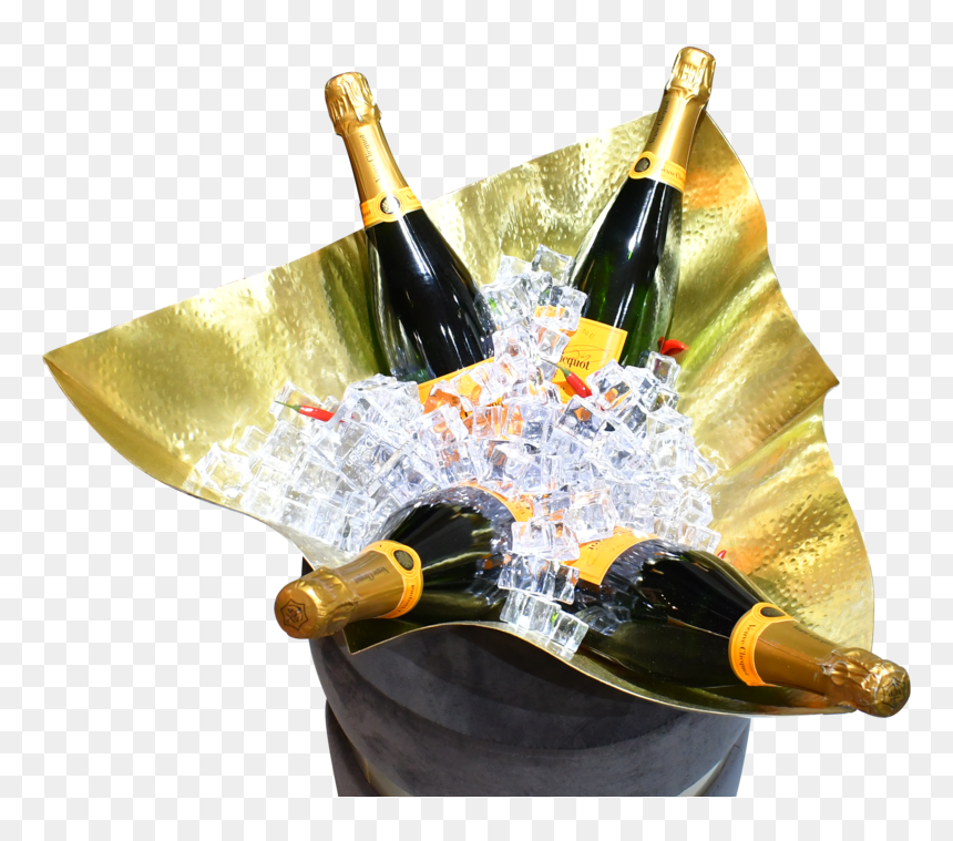 Champagne, HD Png Download - gold champagne bottle png