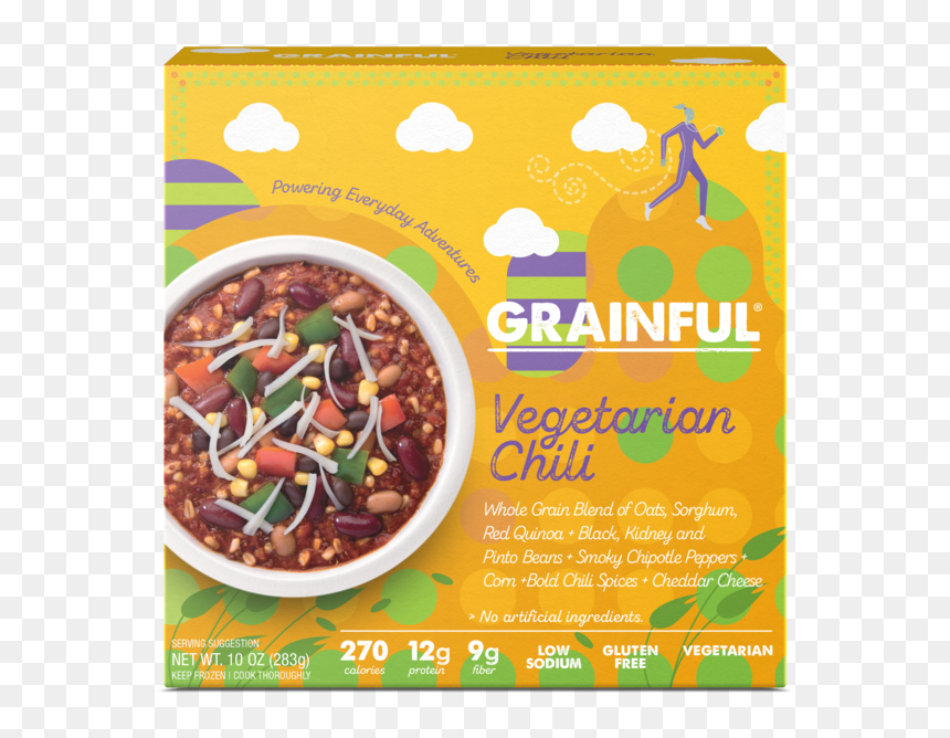Veggie Chili Heads Up Pic - Grainful Vegetarian Chili, HD Png Download - ingredients png