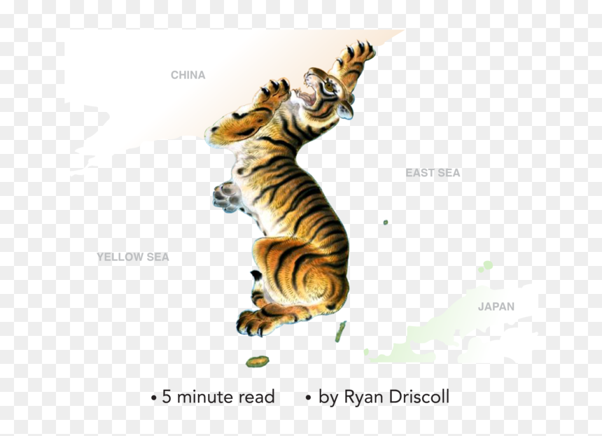 The Symbol Of The Tiger In Korean Culture"

 
 Data - Korean Tiger Map, HD Png Download - tiger icon png
