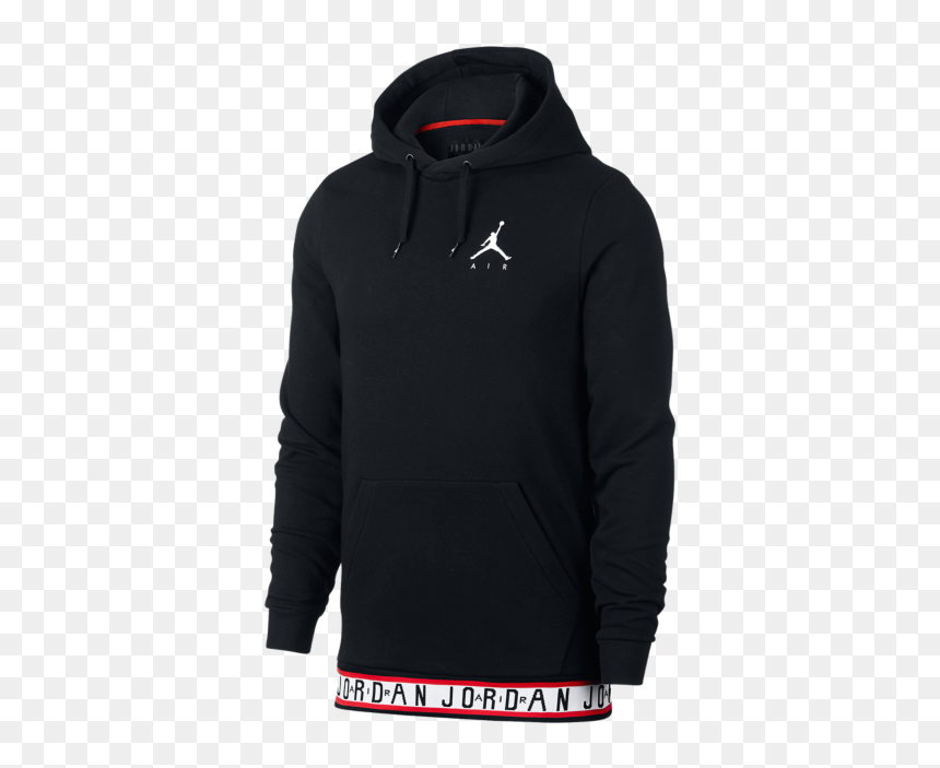 Black Nike Tech Fleece Hoodie, HD Png Download - jumpman png
