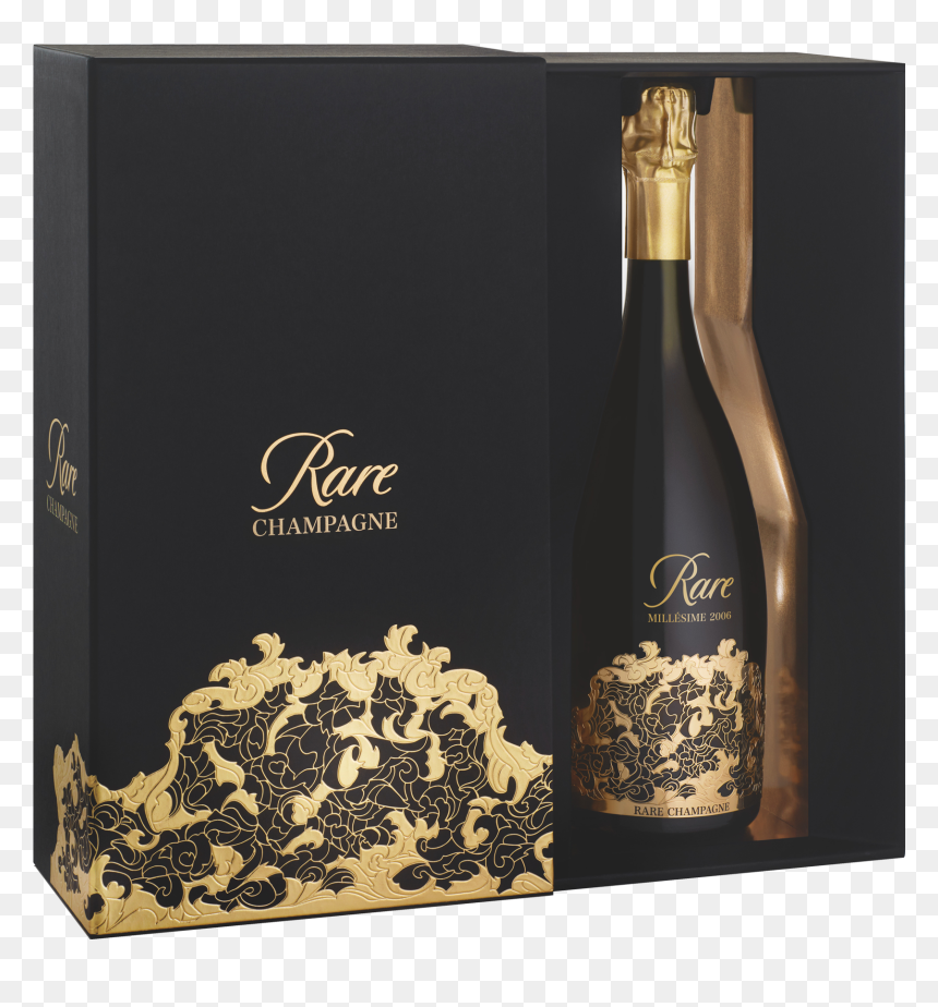 Piper Heidsieck Rare 2006, HD Png Download - gold champagne bottle png