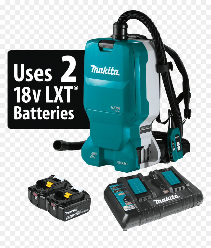 Xcv18ptx - Makita Backpack Vacuum, HD Png Download - dust trail png