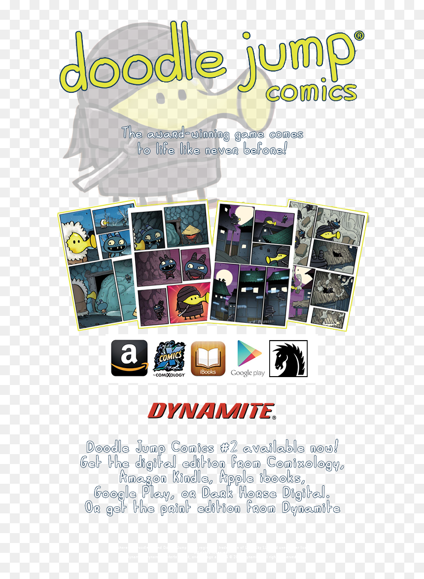 Comixology Clipart , Png Download - Flyer, Transparent Png - doodle frames png