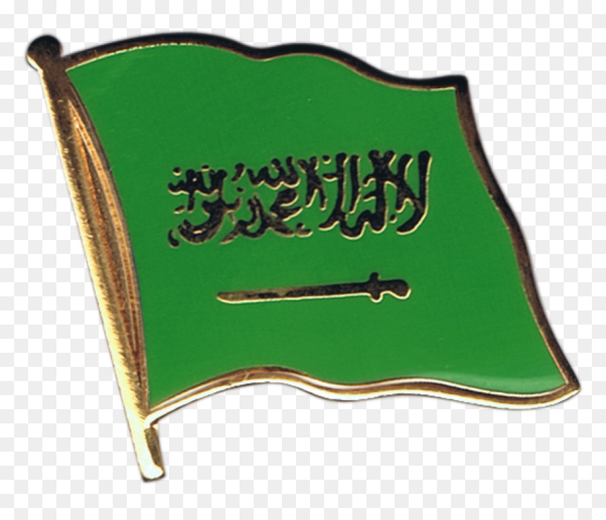 Saudi Arabia Flag Pin, Badge - Easy Simple Easy Mexican Flag Drawing, HD Png Download - saudi arabia flag png