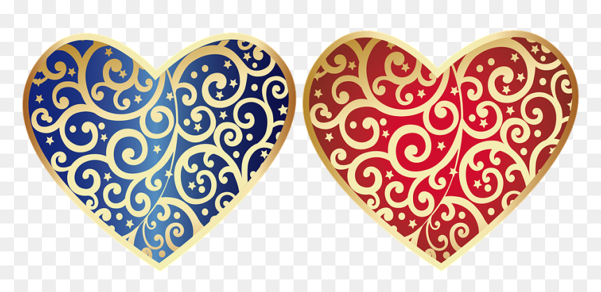 Heart, HD Png Download - red swirls png