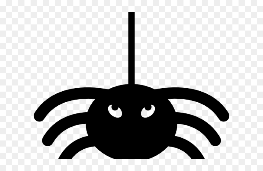 Spider Clipart Thread - Icono Halloween Png, Transparent Png - spider clipart png