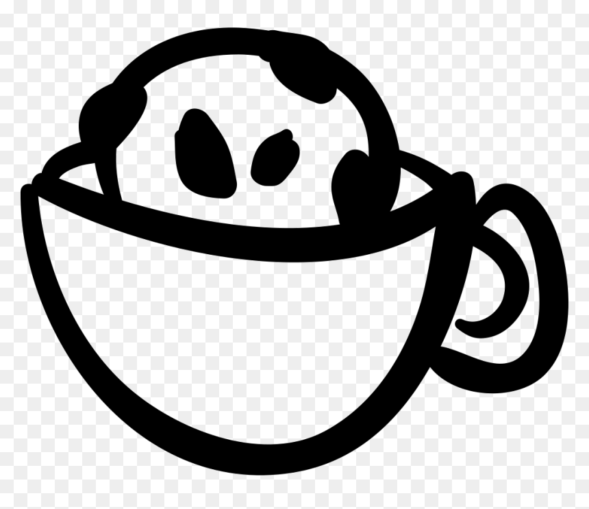 Ice Cream Ball In Cup - Ice Cream, HD Png Download - ice cream icon png