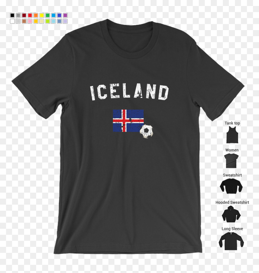 Active Shirt, HD Png Download - iceland flag png