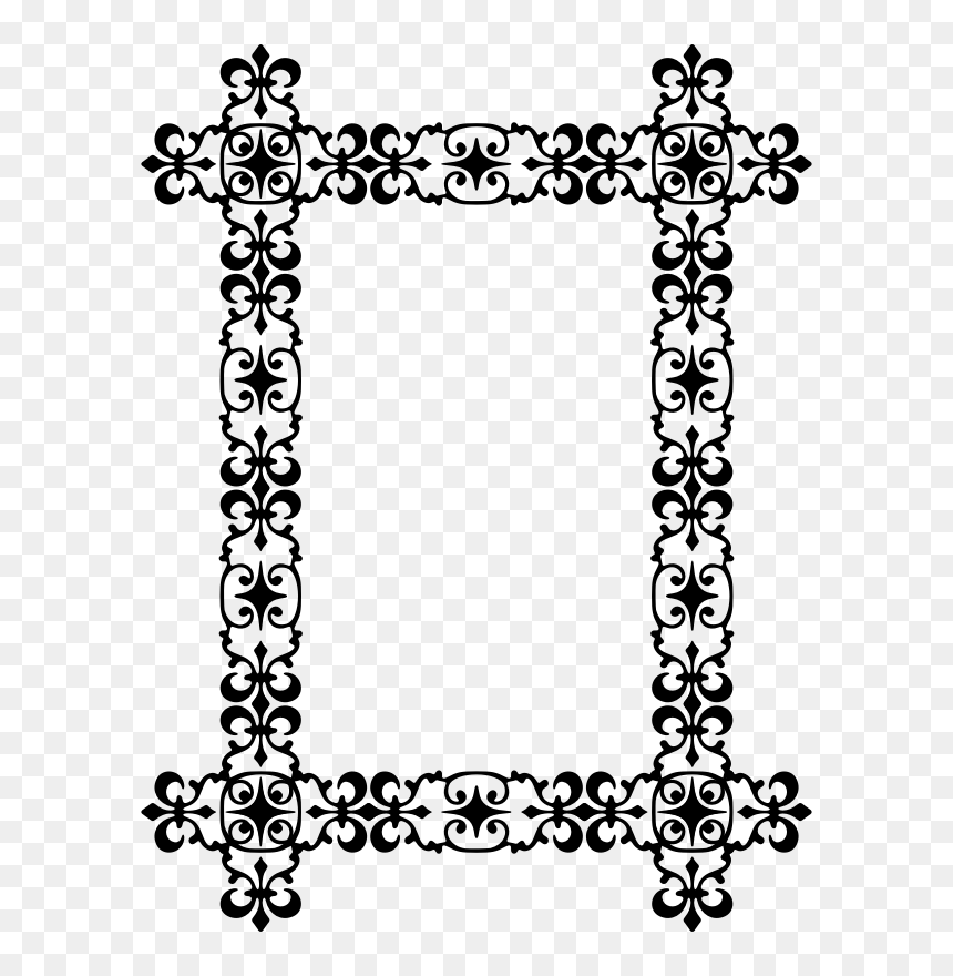 Vintage Frame - Clipart Frame Morocco, HD Png Download - vintage ornament png