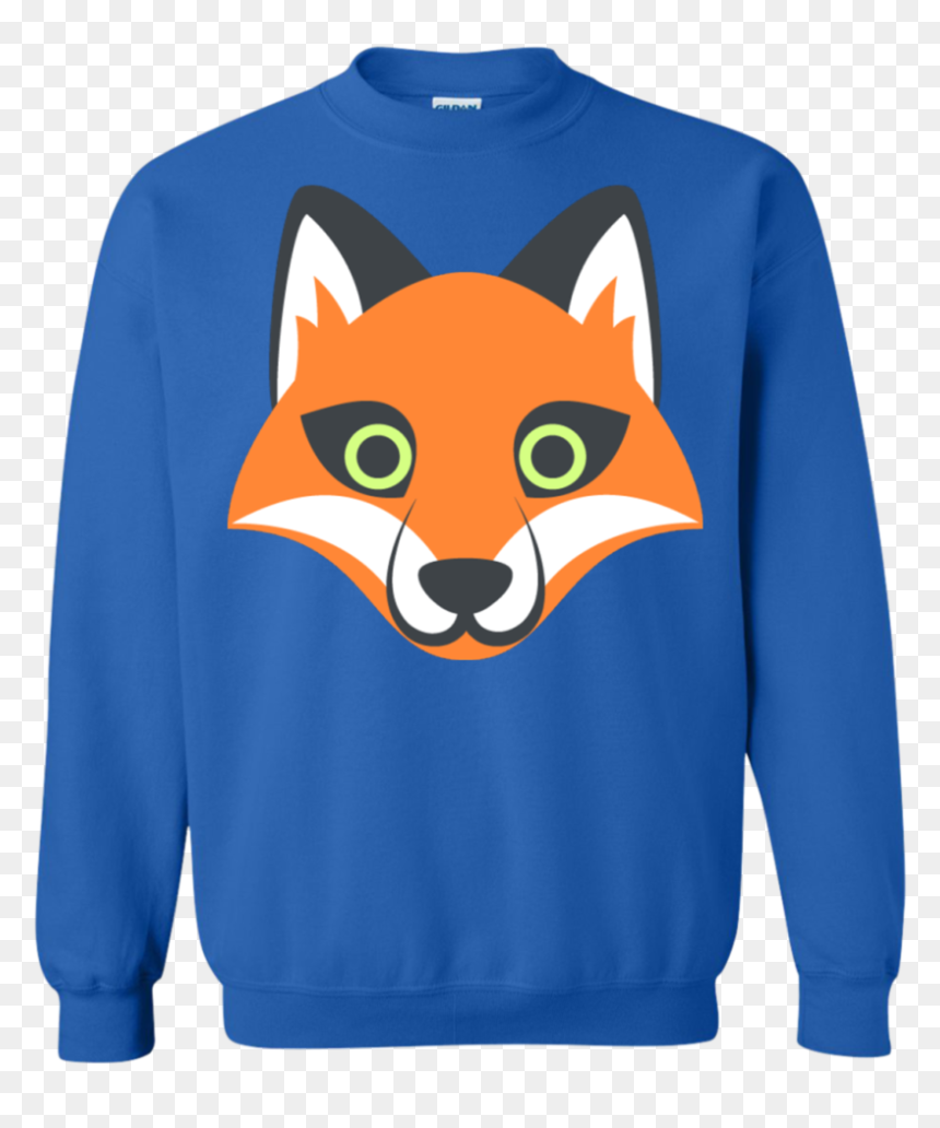 Fox Face Emoji Sweatshirt - Camping Is Love Sweatshirts, HD Png Download - fox face png
