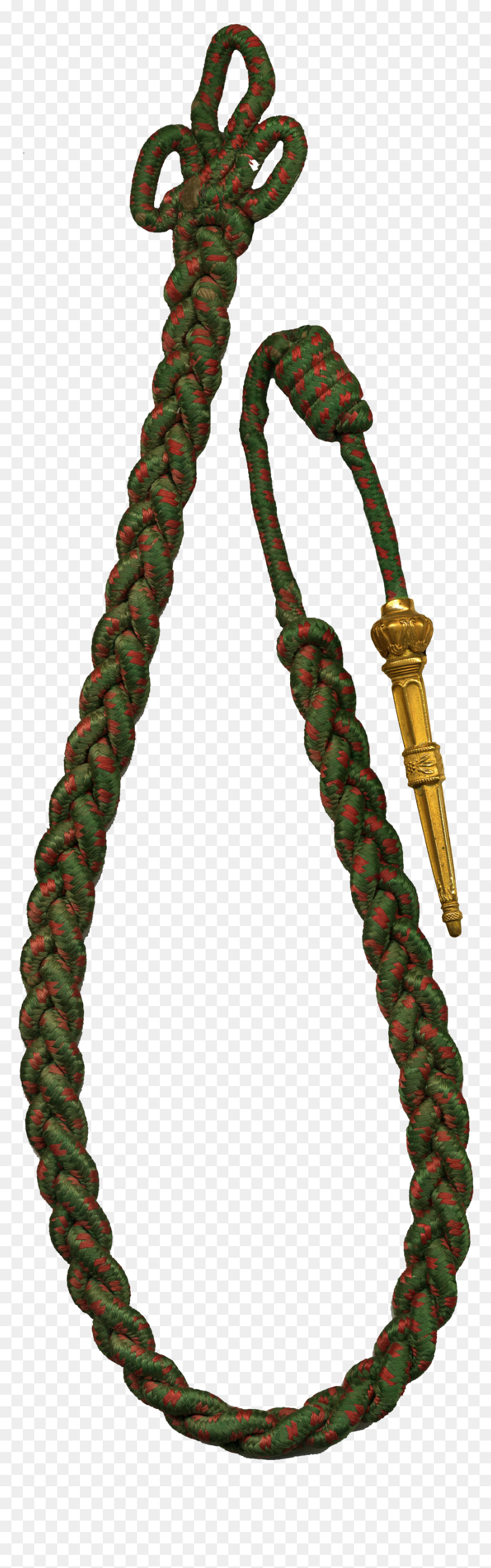 Fourragère Cg - Corda No Uniforme Militar, HD Png Download - aux cord png