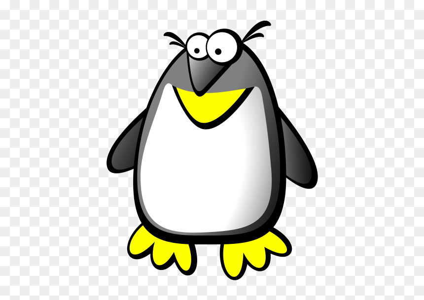 Penguin Cartoon Ugly, HD Png Download - vintage ornament png