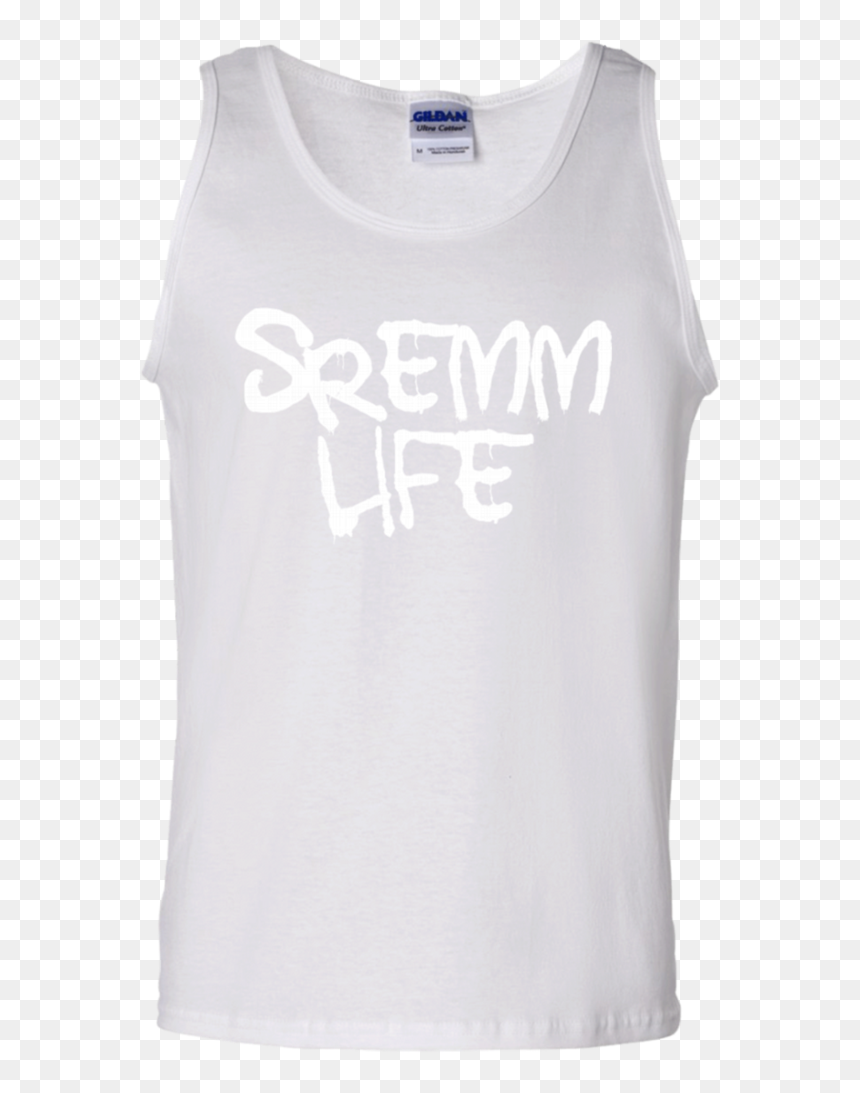 Sremmlife White Tank Top T-shirts - Active Tank, HD Png Download - white tank top png